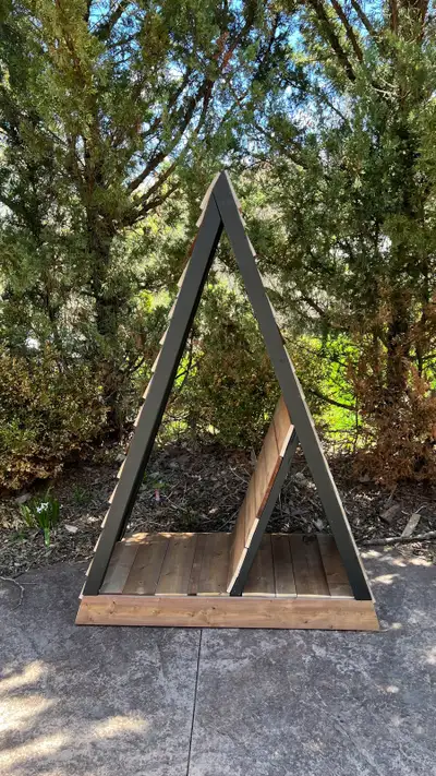 Modern Custom A-Frame Firewood Racks - Built to Order, View more