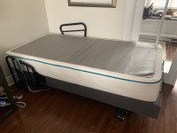 NOUVEAU lit électrique simple ajustable / single bed adjustable