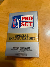 PGA Tour Golf  Special Inaugural Set Limited Printing Pro Set