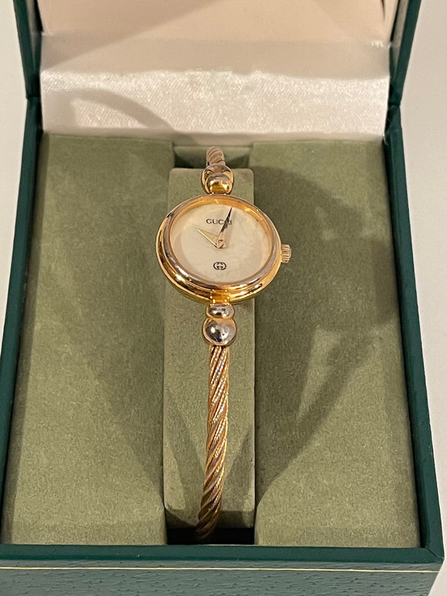 Montre Gucci 2700L 1991 Birks Watch Swiss Dial dans Bijoux et montres  à Ville de Montréal - Image 4