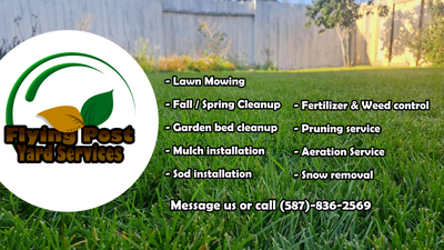 Flying Post Yard Services is now accepting new spring / summer clients :) Our services include your...