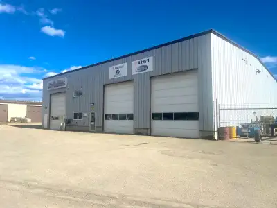 - 7360 sq/ft shop with compound. - Includes office, lunchroom, mezzanine and two washrooms. - Three...