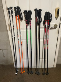 Variety of Ski Poles from 125-135 cm