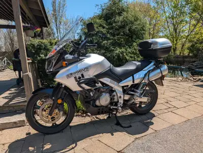 I've had this since 2007. Well loved and cared for bike. Needs nothing, ready to ride to Alaska tomo...