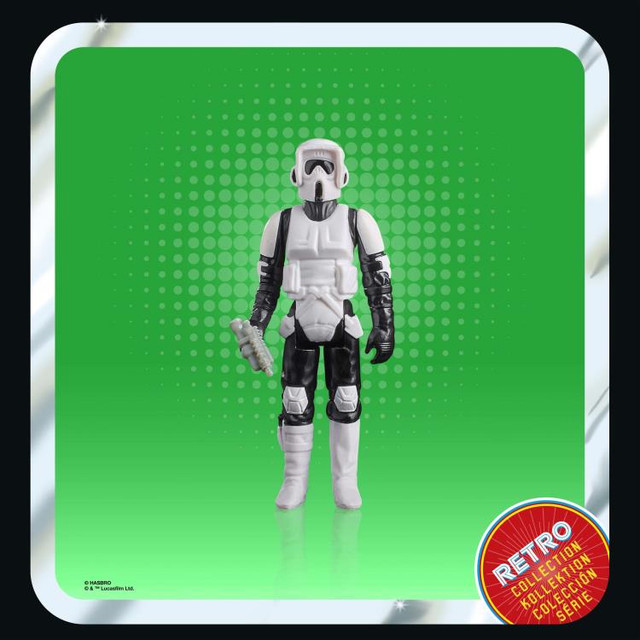 Star Wars Vintage Collection Retro Card ROTJ Scout Trooper in Toys & Games in Trenton - Image 3