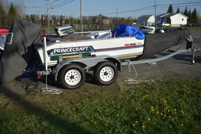 BATEAU 17 PIEDS,REMORQUE,TRAILER