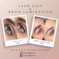 Lash lift & brow lamination 