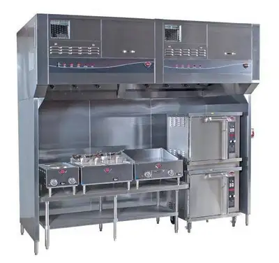 Liquidation sale of new and used Restaurant hoods ventless hoods , hood systems, Make up air units ,...