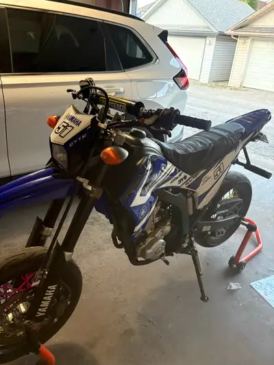 2008 Yamaha wr250x supermoto. Rear bike and bulletproof reliability. If u know this particular bike...