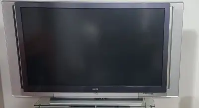 If the ad is up, its available No need to ask. SONY HDTV - 65 inch tv with built in speakers. Comes...