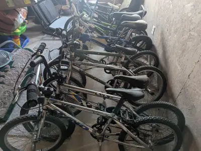 Collection of BMX bikes, View more