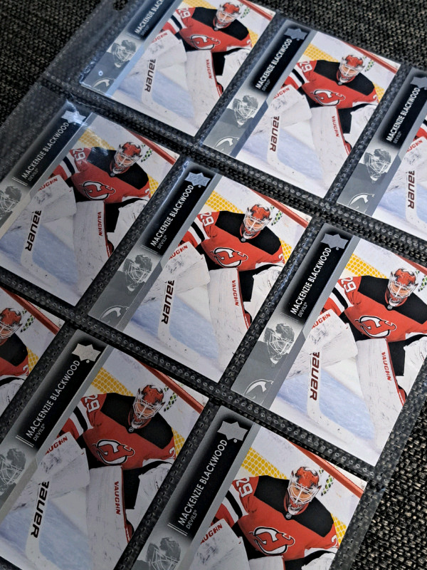 Mackenzie Blackwood hockey cards  in Arts & Collectibles in Oshawa / Durham Region - Image 3