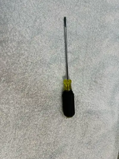 KLEIN TOOLS 607 6 ROUND SHANK 6” CAB TIP FLAT SCREWDRIVER , View more