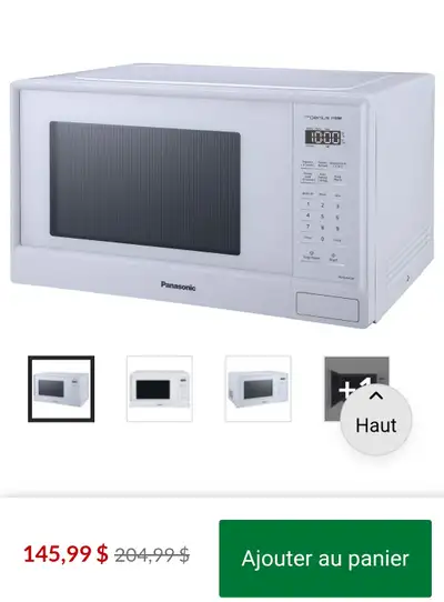 Micro onde blanc 1100 watt, View more