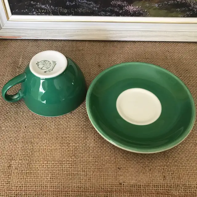 Vintage 40s Syracuse China Drake Hotel Camellia Cup Saucer Plate in Kitchen & Dining Wares in Ottawa - Image 7