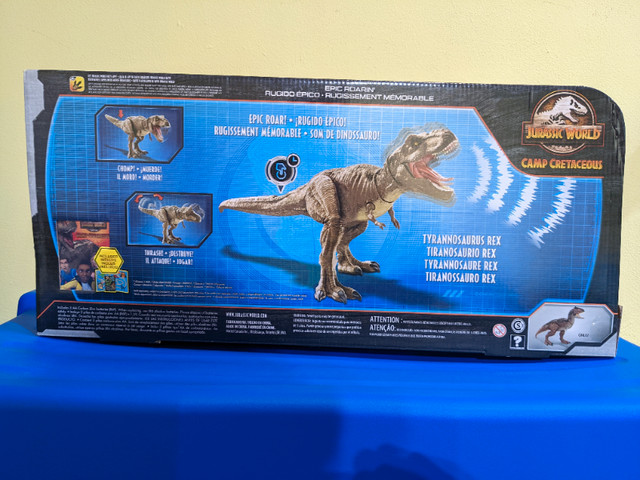 Jurassic World Epic Roarin’ Tyrannosaurus Rex (GRN70) in Toys & Games in Oshawa / Durham Region - Image 2