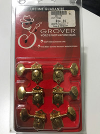 GOLD GROVER OPEN-GEAR VINTAGE TUNERS