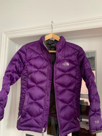 The North Face down girls coat jacket ski winter - large