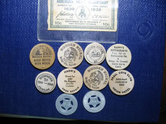Rare wooden nickels in Arts & Collectibles in Victoria - Image 3