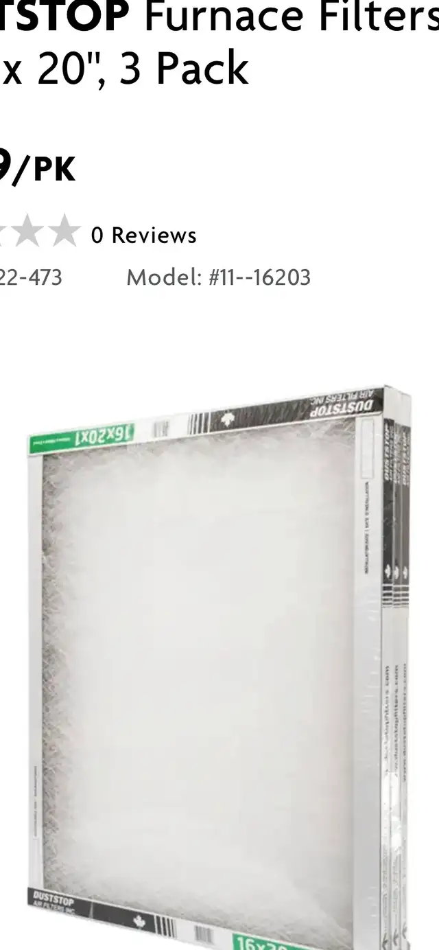 Furnace Air Filters in Heaters, Humidifiers & Dehumidifiers in City of Toronto - Image 3