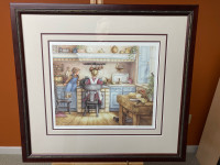 Catherine Simpson framed limited edition print "Homemade Soup"
