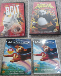 Bolt, Kung Fu Panda, or Underdog on DVD