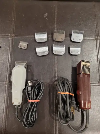 Oster Classic 76 with six Blades for it and Wahl Senior