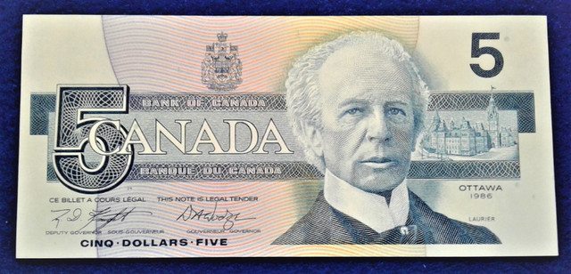 Bank of Canada $5.00 1986 Currency Notes Bird Series in Arts & Collectibles in Edmonton - Image 3