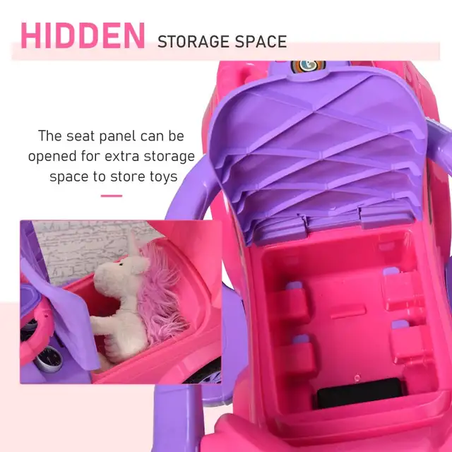 2 In 1 Kid Ride on Push Car Stroller Sliding Ride on Car with H in Strollers, Carriers & Car Seats in Markham / York Region - Image 7