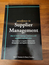Excellence in Supplier Management 