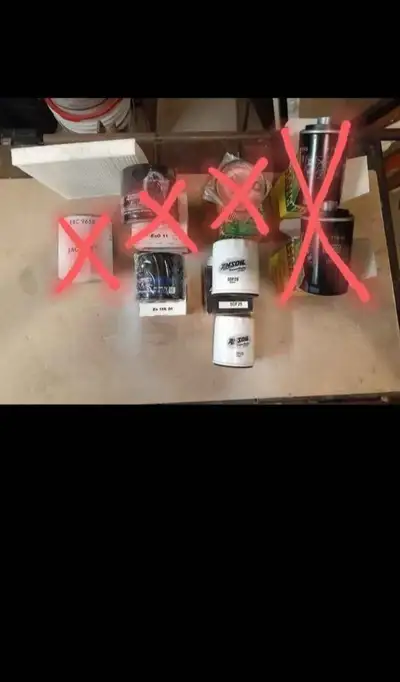 No. de pièces/ part numbers: 1x AMSoil EA 15k20 ------20$ 2x AMSoil SDF29 ---------15$/ch 1x Wix 246...
