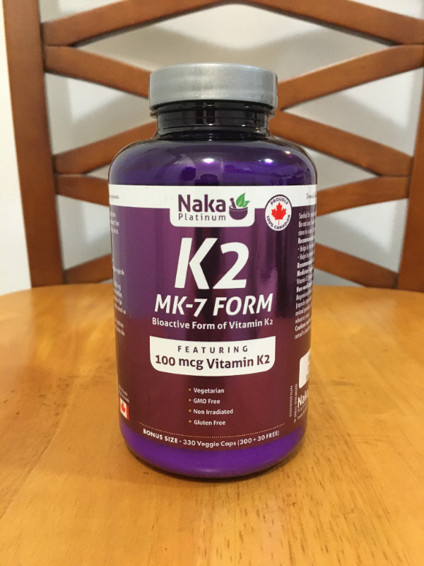 Naka Platinum Vitamin K2 in Health & Special Needs in Tricities/Pitt/Maple