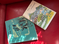 2 Vintages Children Books,With Fantastic Midcentury Illustration