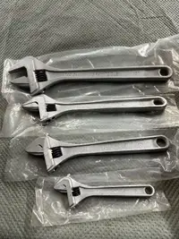Gray Tools Adjustable Wrenches- Various Sizes