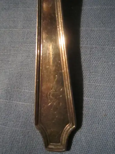 #73 - 73  LEGACY silverware set for 12, Monogramed "S", View more
