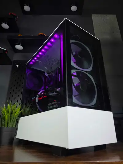 Custom White Gaming Pc! Intel i7, View more