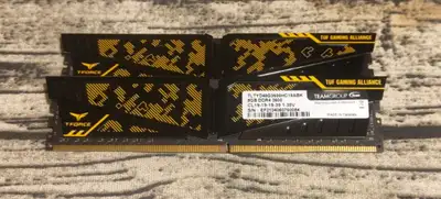 DDR4 RAM TUF TeamGroup 8GB 3600 CL19 2x8Gb (16Gb) Kit, View more