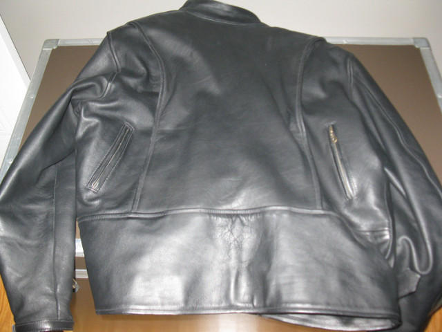 Manteau de cuir homme moto dans Hommes  à Lévis - Image 2