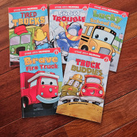 Truck vehicle children's story books 5 books