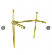 Brass Bistro Leg Frame Support for Console Sink Southern Belle