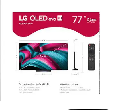 SONY-LG-O LED TV-77" UHD 4K-display model-Warranty-$899-no tax-, View more