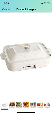 Bruno compact hotplate set