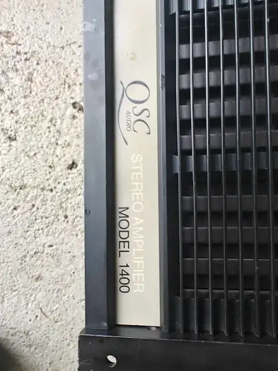 QSC Model 1400 Stereo Amplifier, View more