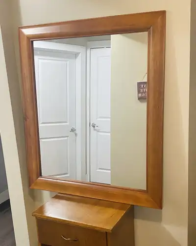 Mirror (Wooden Frame) - Great Condition , View more