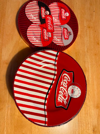 coke stoneware salad plates
