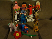 Assorted Stuffed Small Toys, Elmo, Scooby Doo, etc $40