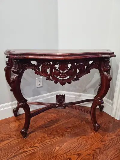 Antique accent table, View more