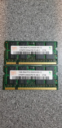 2GB DDR2 SODIMM Laptop Memory