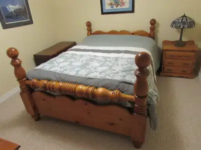 SOLID PINE BEDROOM SET CUSTOM MADE., View more