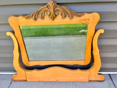 Antique Harp Mirror, View more
